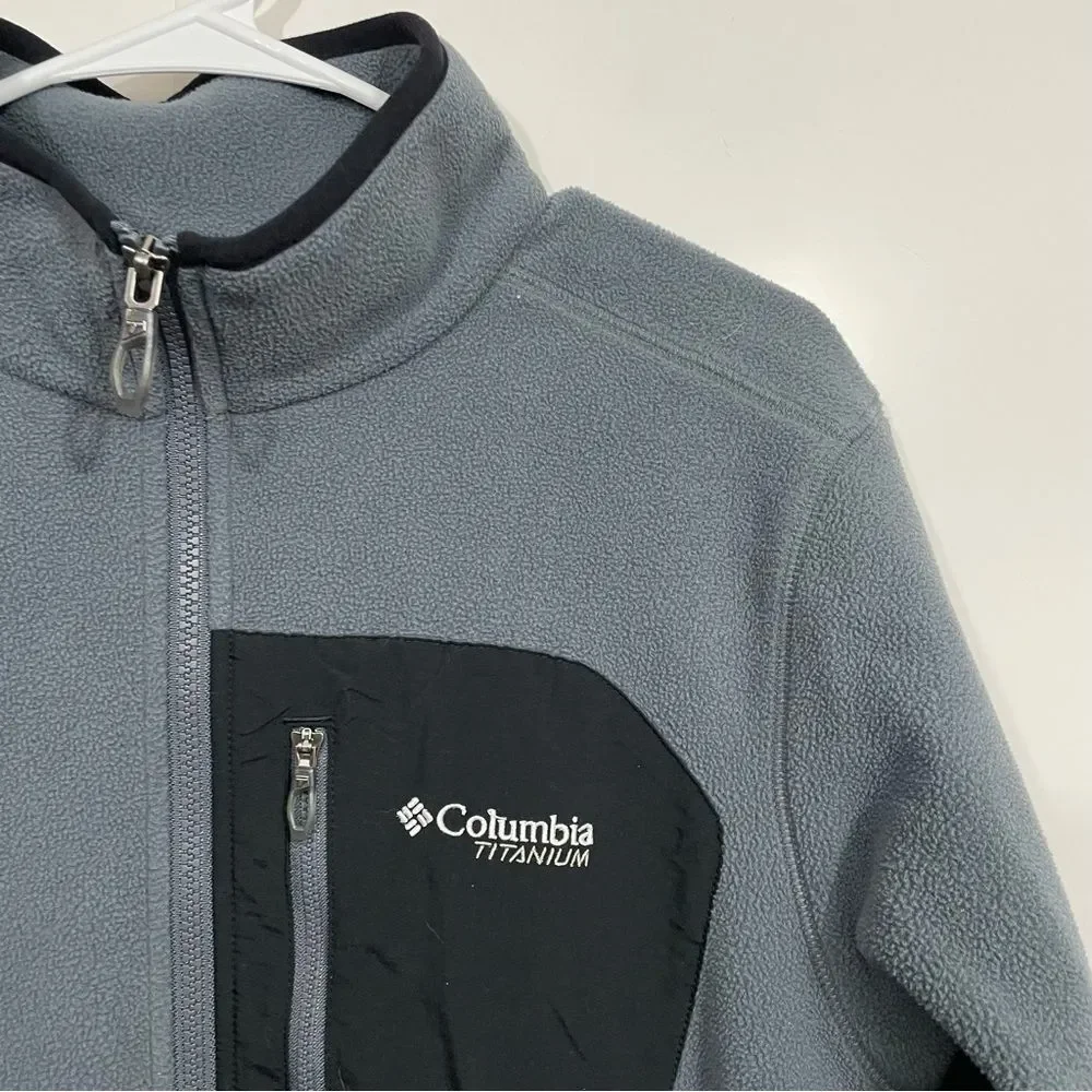 Columbia Titanium Grey Fleece Cold Weather Jacket